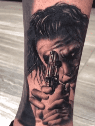 Girl with Gun Temporary Tattoo – Tattoo for a week